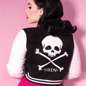 VIXEN GIRL GANG LETTERMAN JACKET - VIXEN BY MICHELINE PITT L/XL